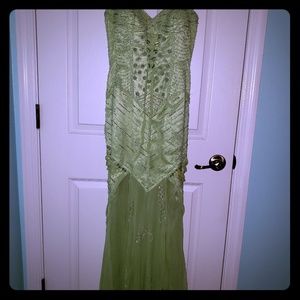 Vintage beaded evening dress